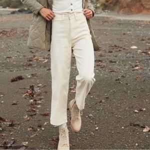 Marine Layer Bridget Pant in Antique White Size 6